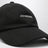Black baseball cap with logo