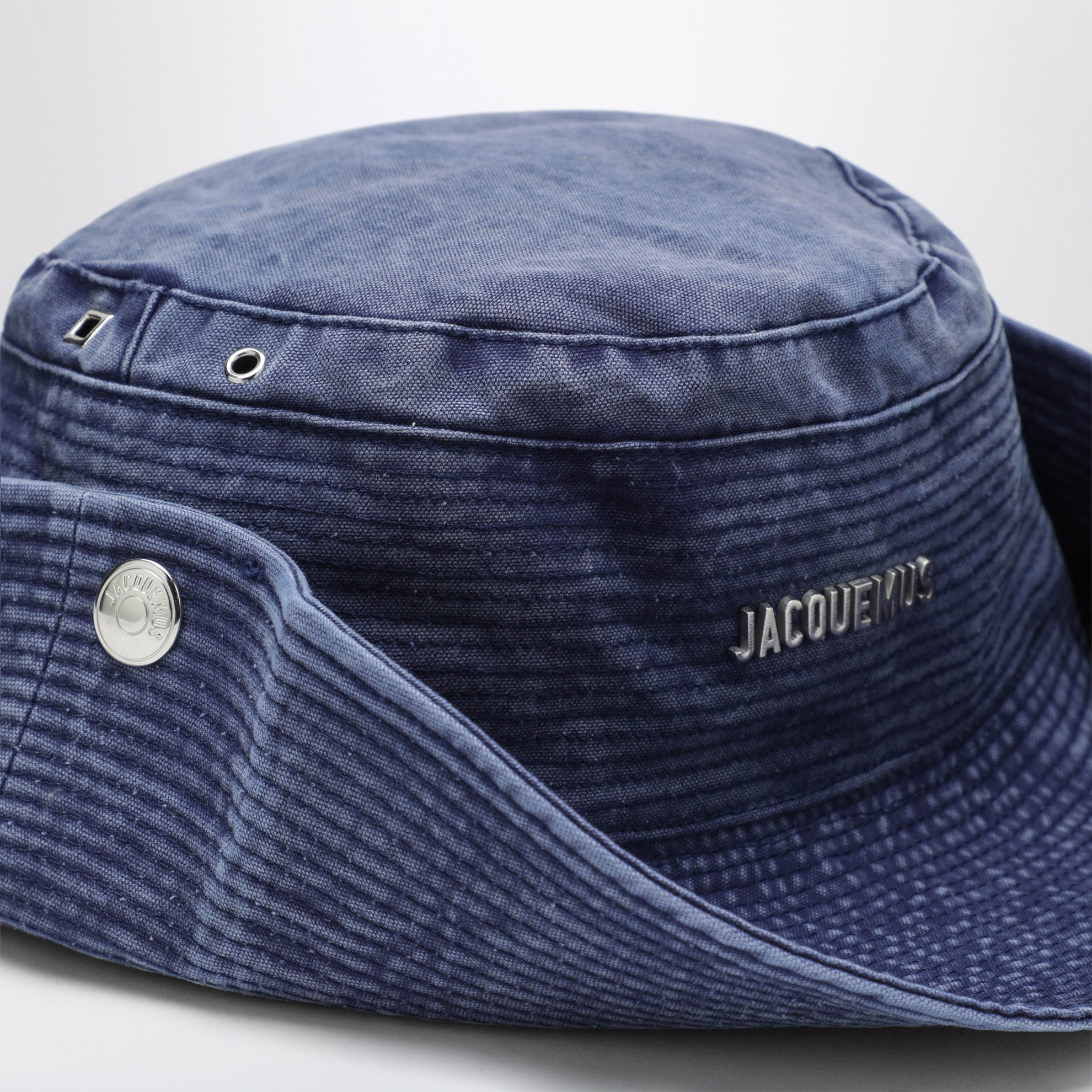 Cappello da pescatore in denim de-Nîmes blu