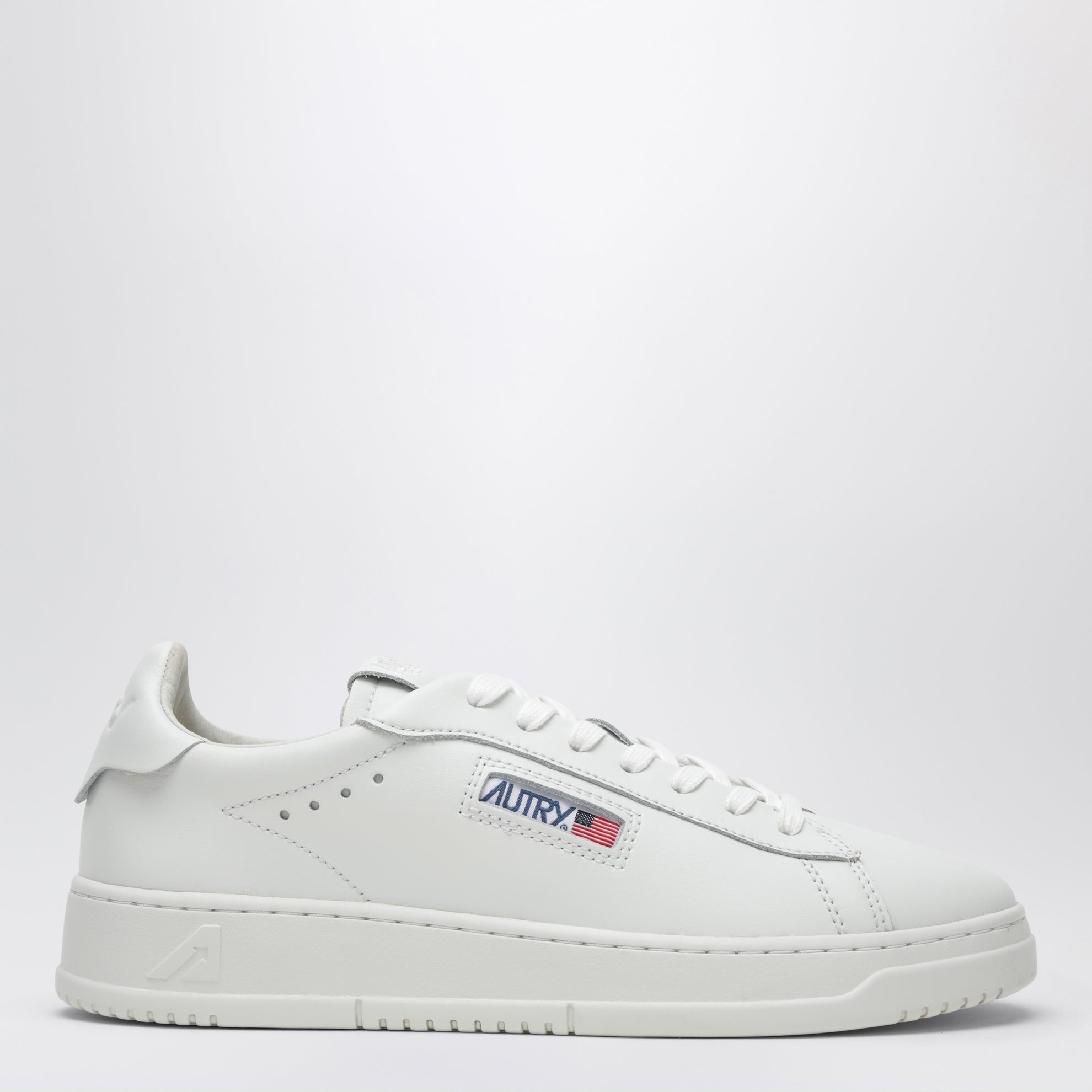 Baskets basses Dallas Low en cuir blanc