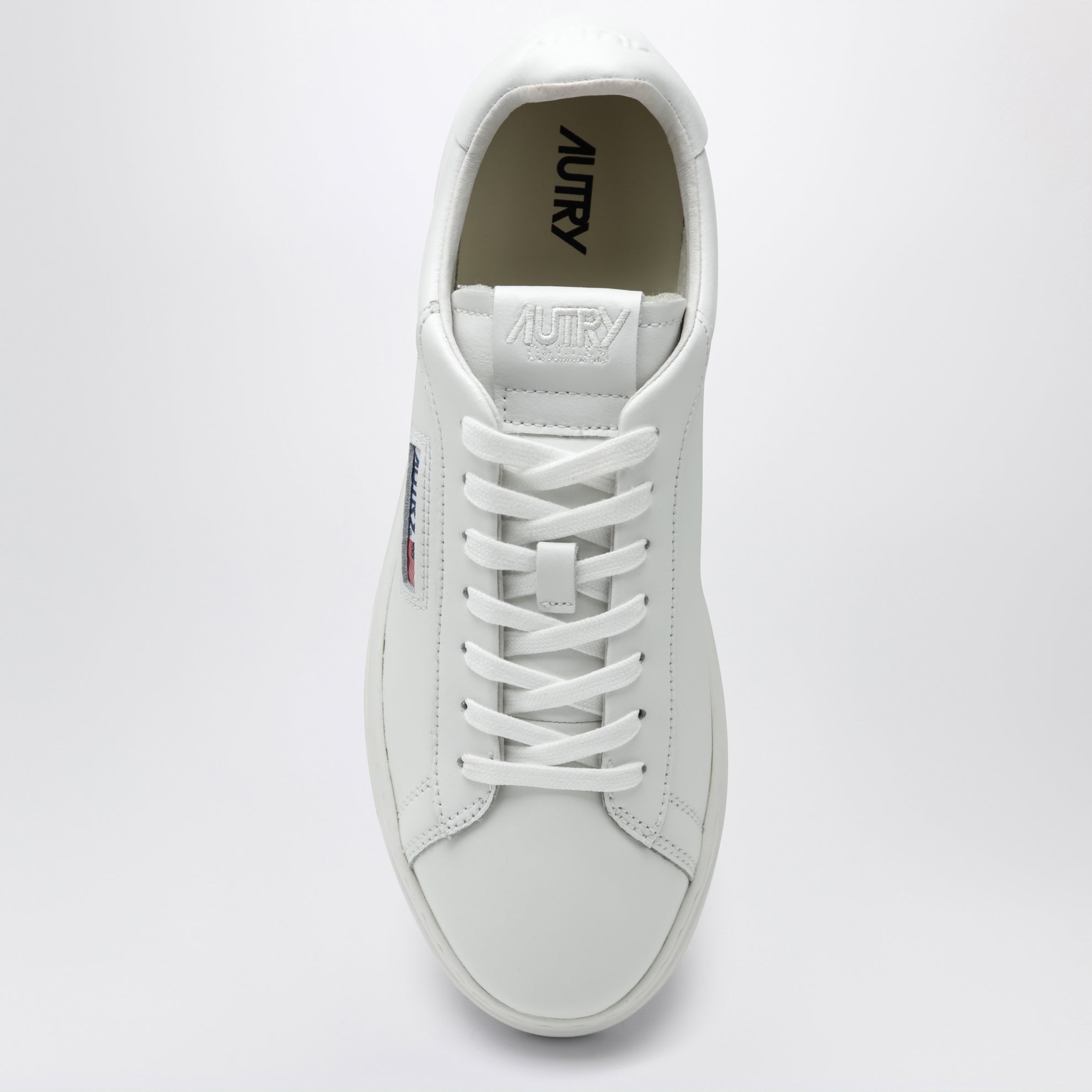 Baskets basses Dallas Low en cuir blanc