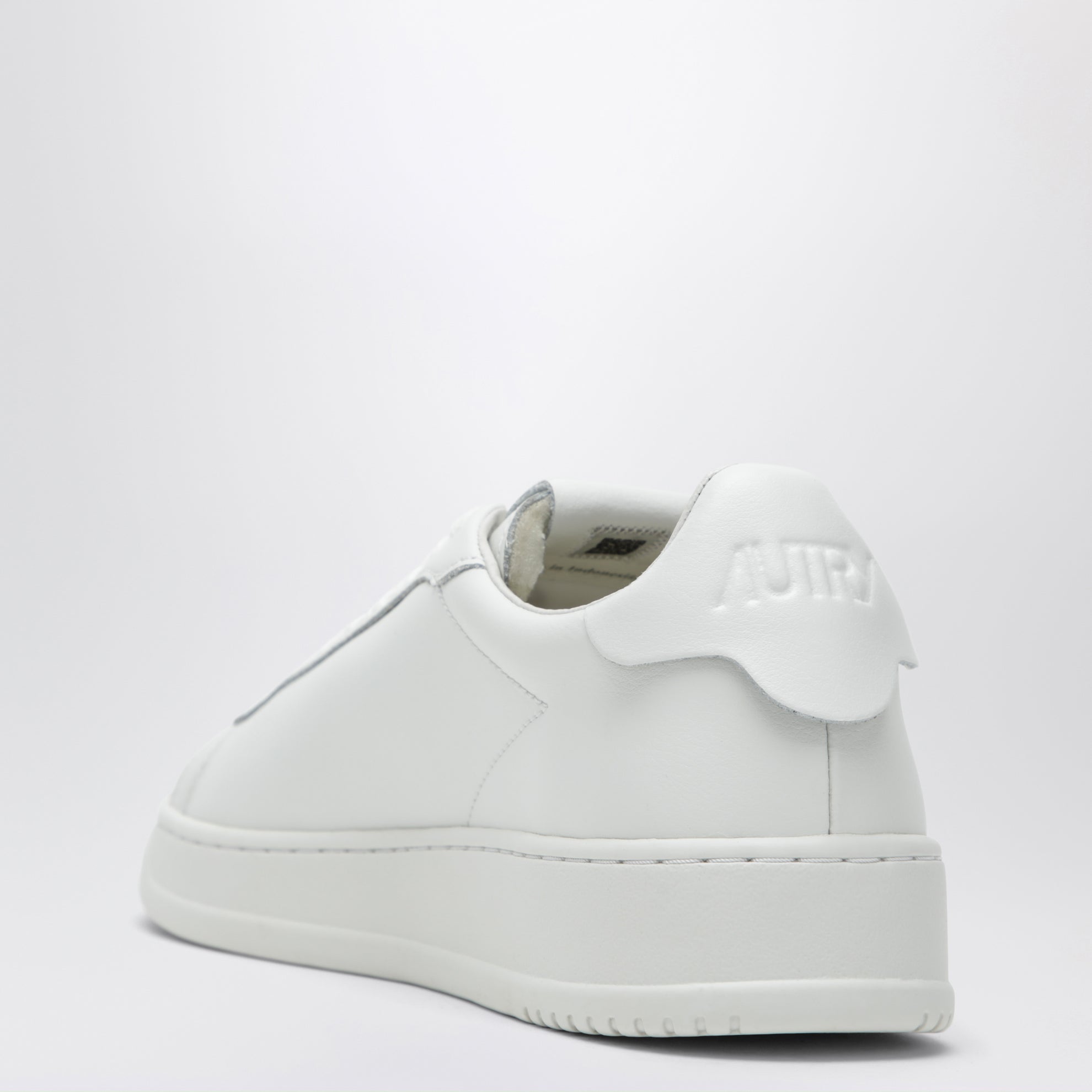 Baskets basses Dallas Low en cuir blanc