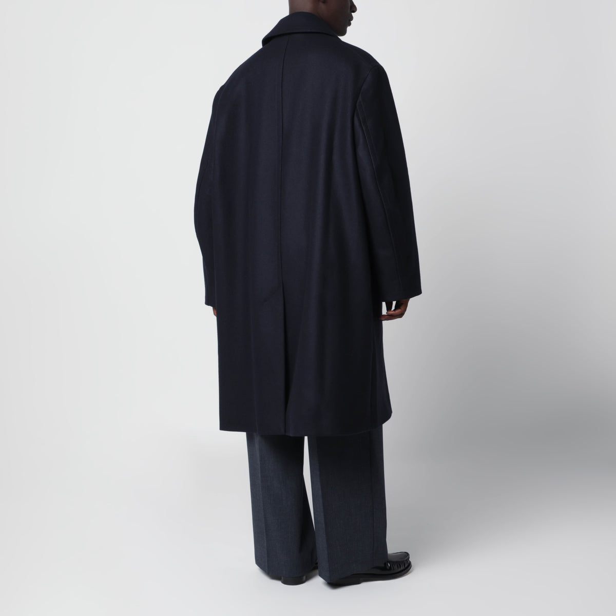 Cappotto Ady navy in lana