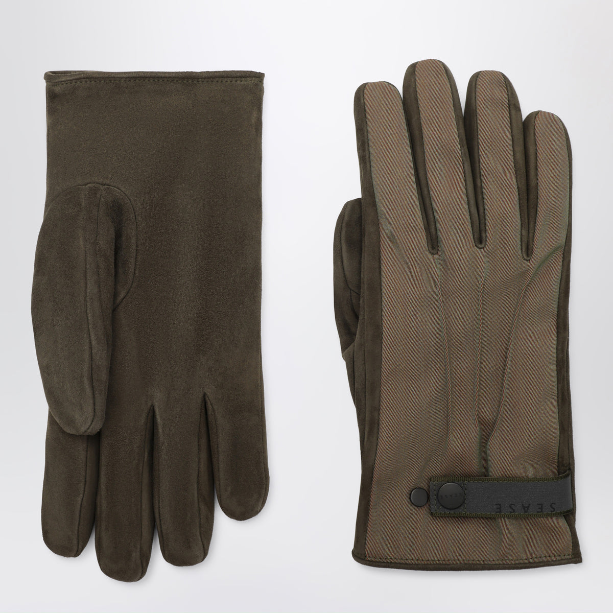 Gants en laine polaire mélangée irisée