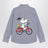 Camicia Agnes a righe con stampa Snoopy