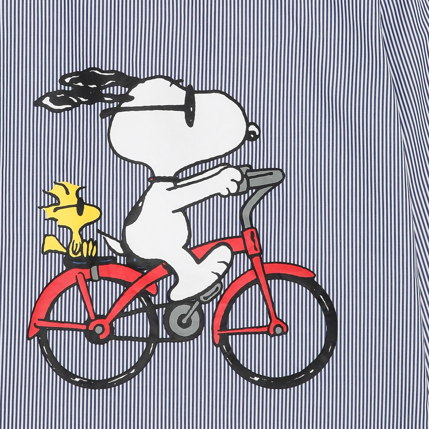 Striped Agnes shirt with Snoopy print
