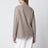 Beige melierte Jacke aus Wolle