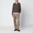 Aidar cardigan in taupe wool and cashmere