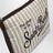 Beige striped Aline pouch