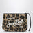 Leo zip-up clutch bag in a wool blend