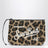Leo zip-up clutch bag in a wool blend