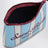 Pochette Aline Beach a righe