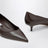Amelia 35 Pumps aus Leder in Chocolate