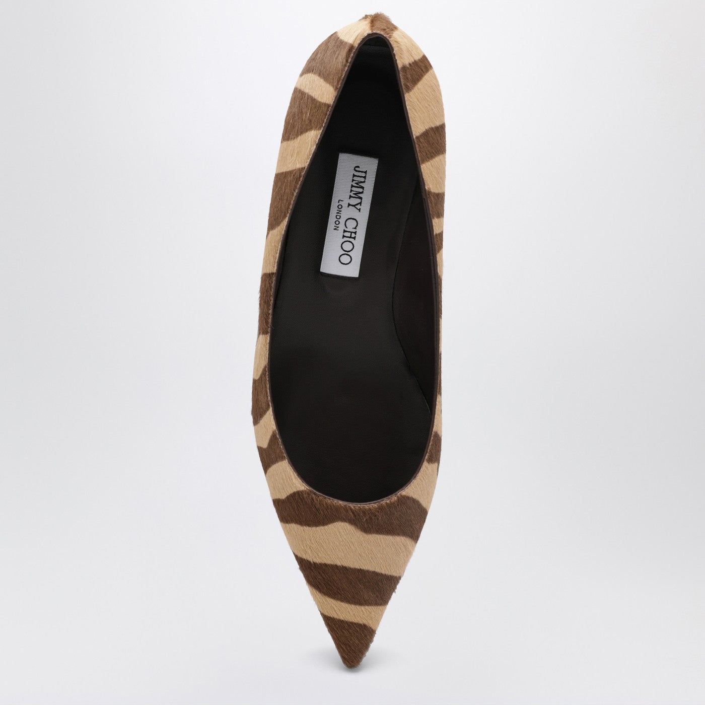 Jimmy Choo Amelia pumps in zebra-print pony hair | TheDoubleF