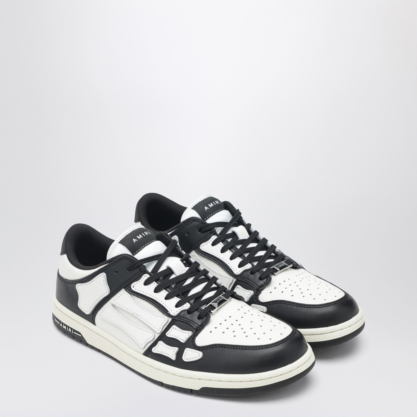 Sneaker Skel Top Low bianca/nera