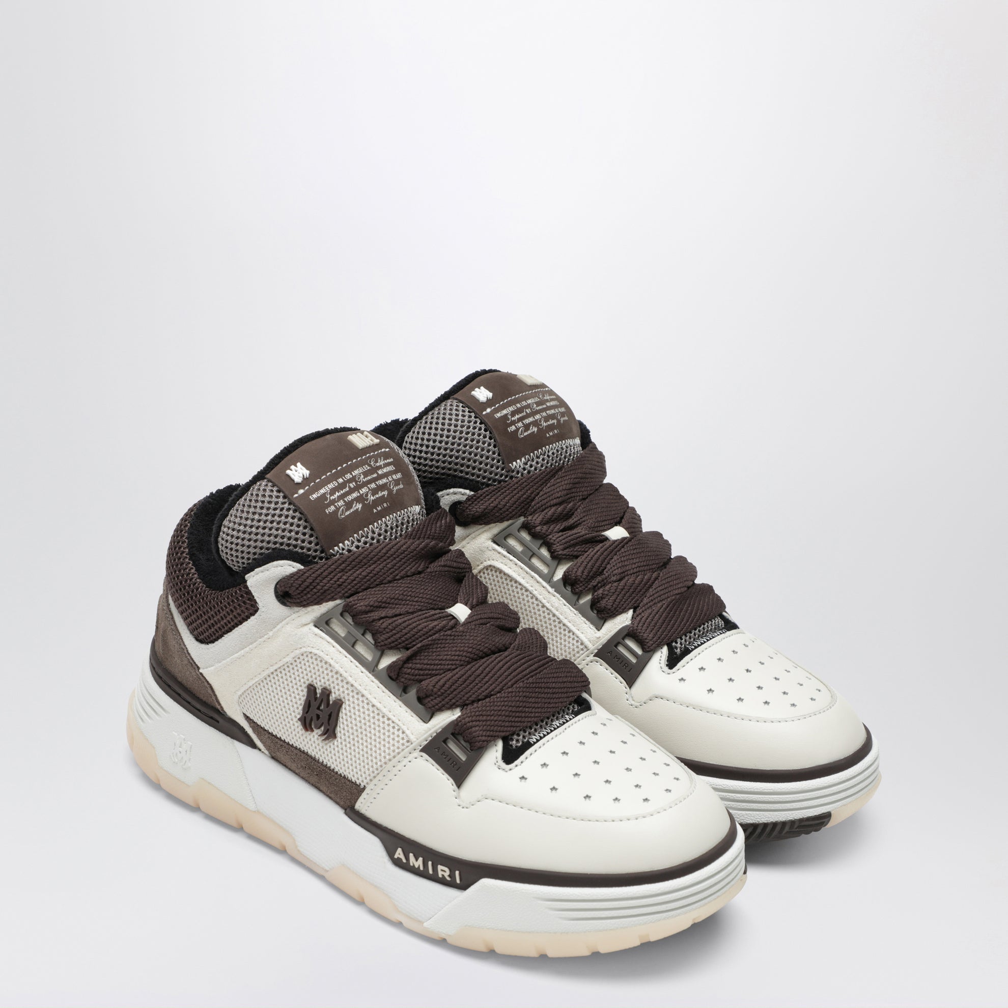 Sneaker MA-1 in pelle marrone