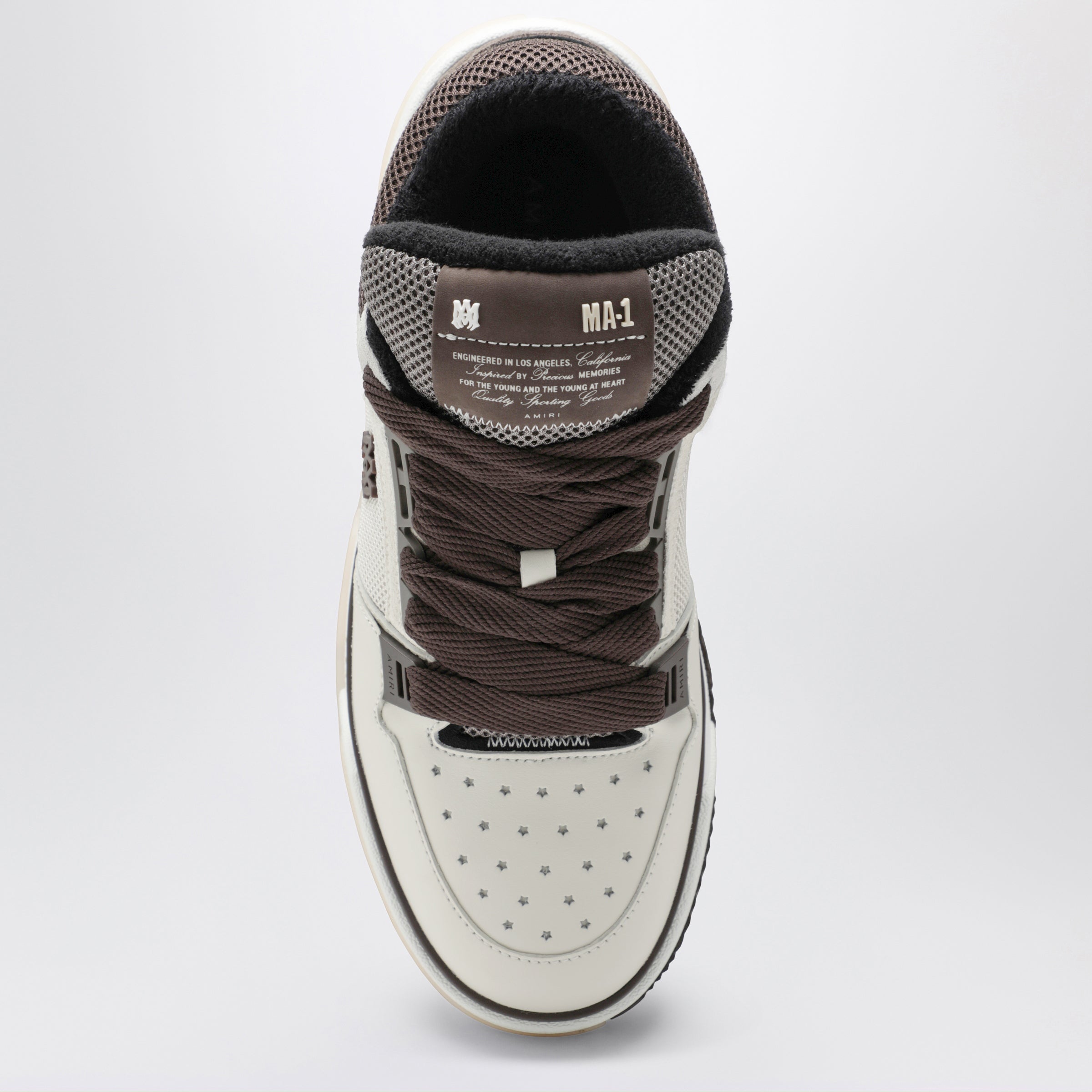 AMIRI MA-1 leather sneakers in brown | TheDoubleF