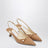 Amita 45 slingbacks in toffee suede