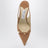 Amita 45 slingbacks in toffee suede