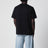 Black T-shirt with logo print