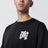 T-shirt Hollywood nera in cotone