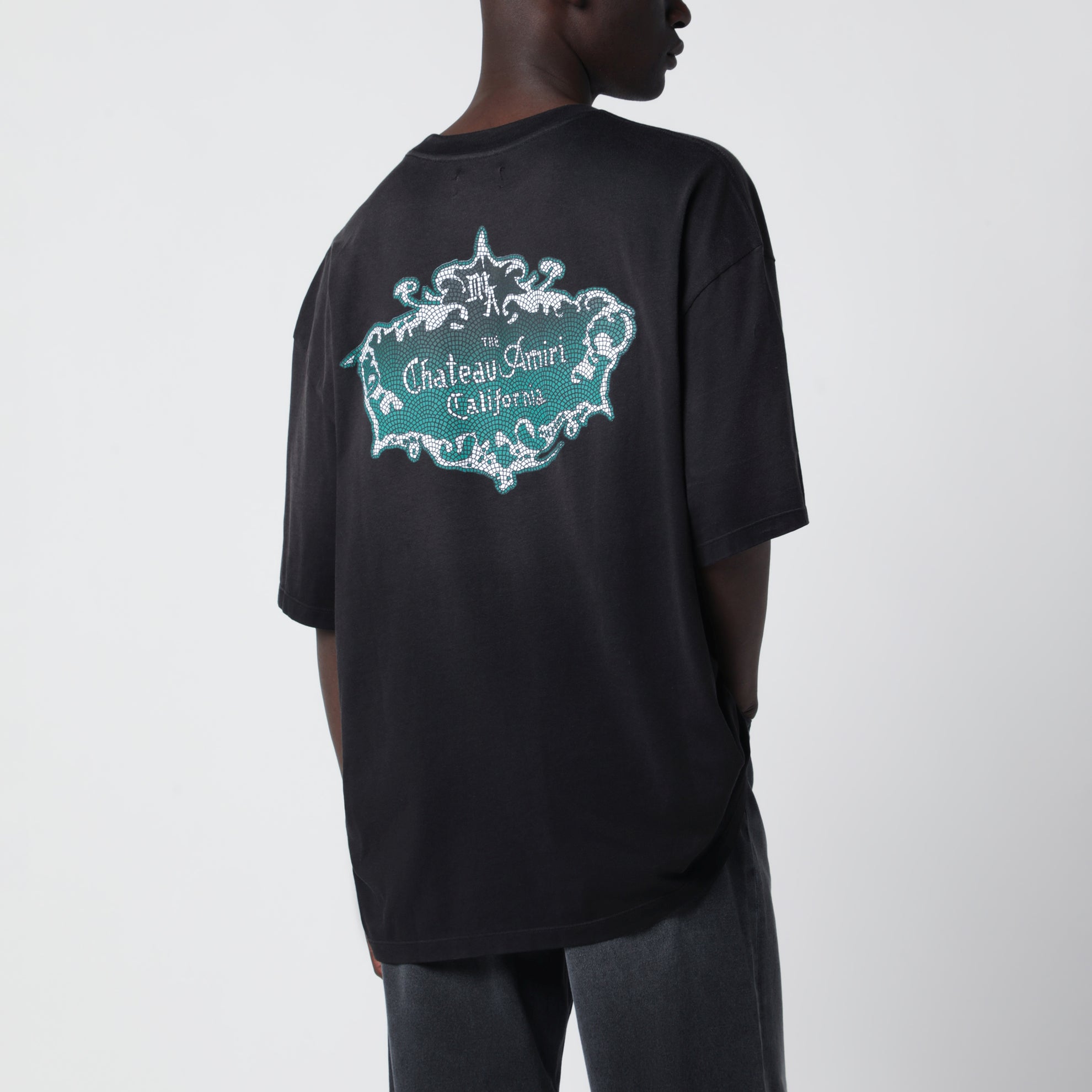 T-Shirt Noir En Coton Avec Logo