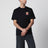 Black T-shirt with logo print