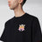 Black T-shirt with logo print