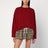 Burgundy cashmere sweater