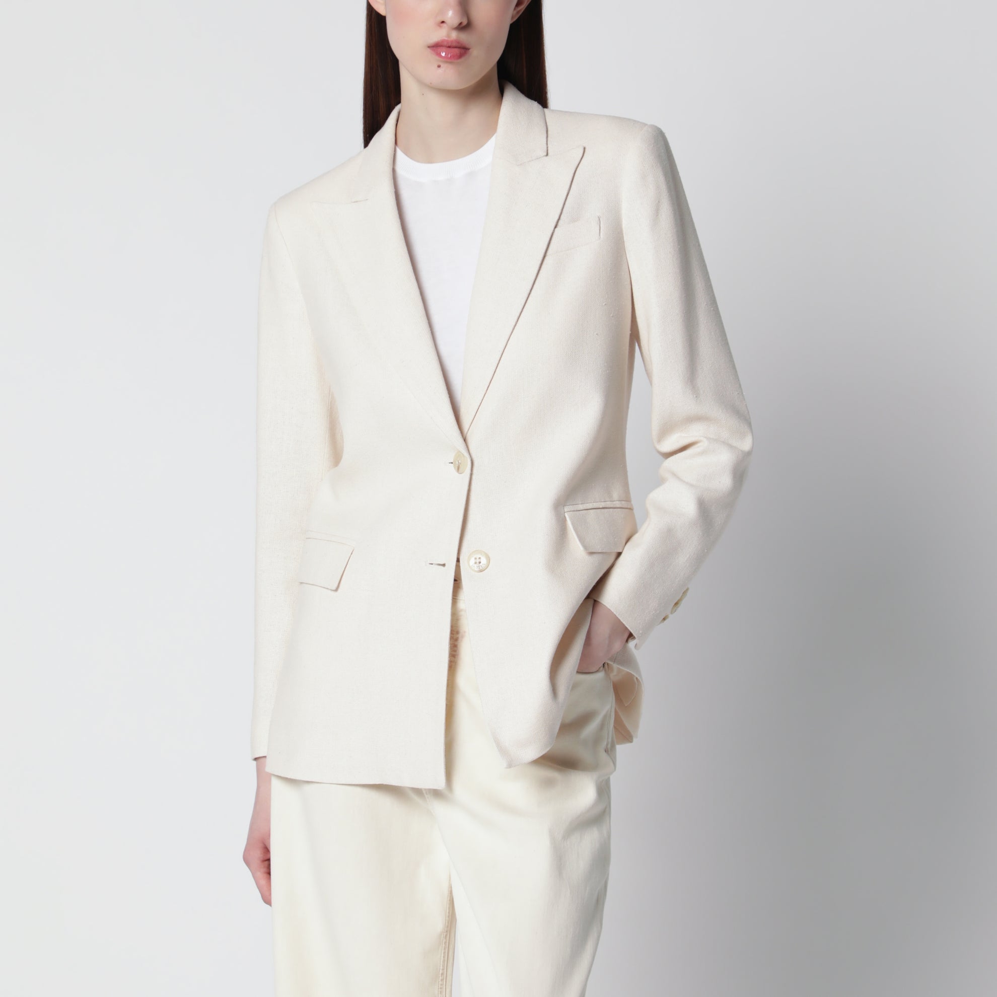 womens cream dress jacket Rayner Jacket Cream Boucl - Women's Jackets