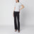 Light grey T-shirt in stretch cotton jersey