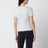 Light grey T-shirt in stretch cotton jersey