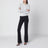Light grey long-sleeved T-shirt in stretch cotton jersey