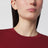 T-shirt à manches longues bordeaux en jersey de coton stretch