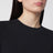 T-shirt à manches longues gris anthracite en jersey de coton stretch