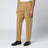 Ochre cotton and cashmere trousers