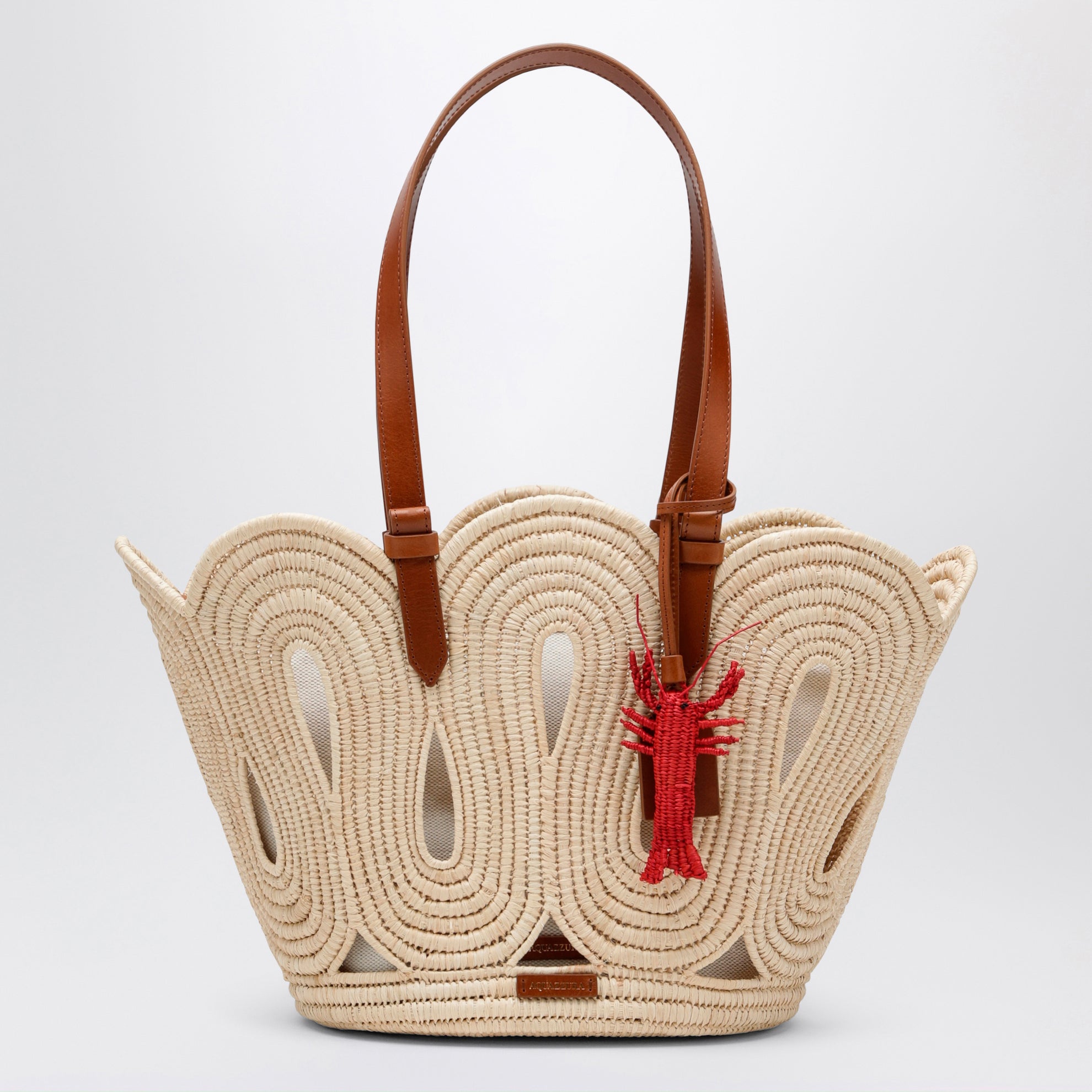 Borsa tote Artiste Raffia Medium in rafia naturale