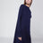 Robe asymétrique violette à drapé