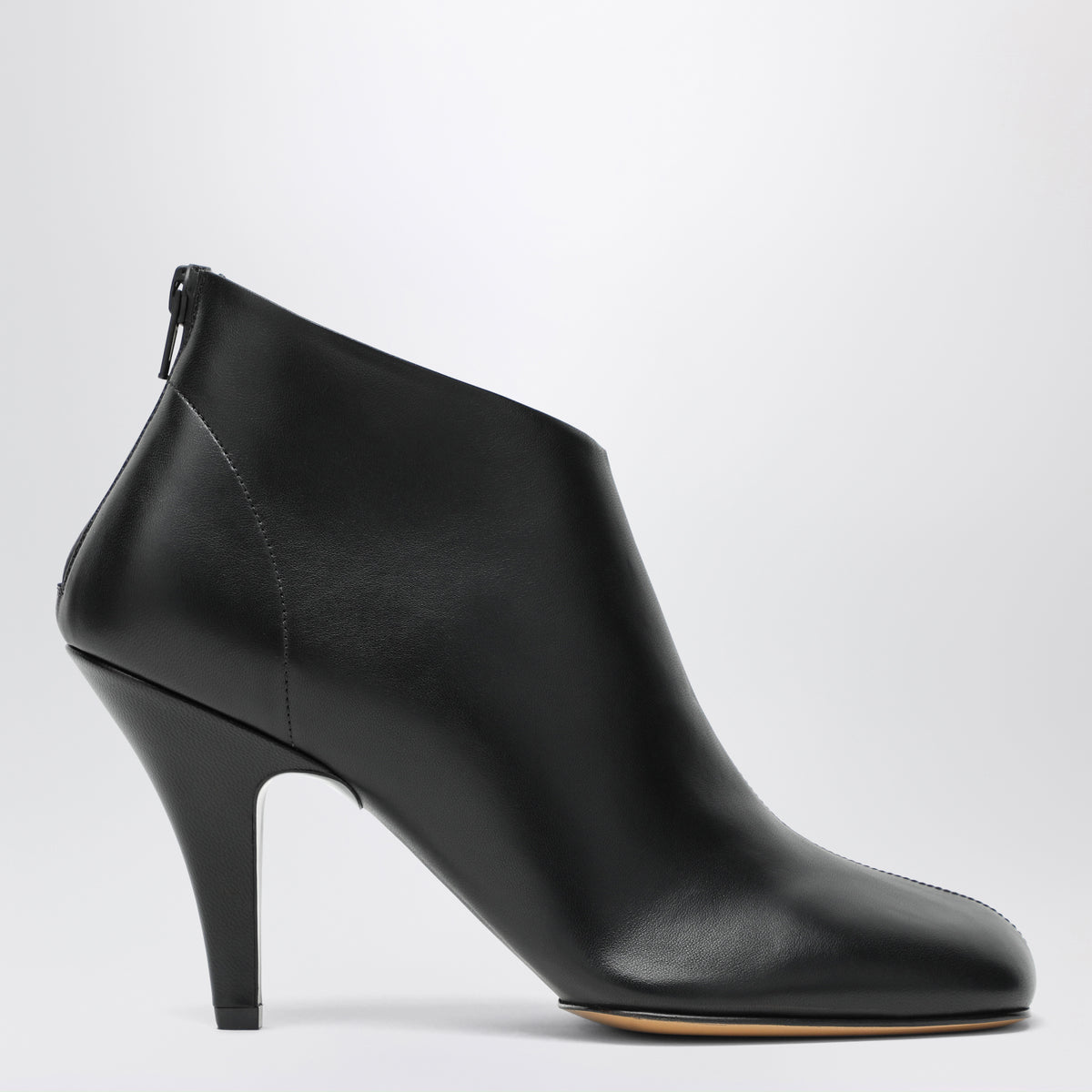 Soft Stiefeletten aus schwarzem Leder