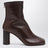Bottines Tug en cuir couleur Plum Brown