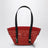 Small Iraca palm and leather Braid basket bag