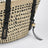 Small Iraca palm and leather Braid basket bag