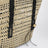 Medium black Iraca palm and leather Braid basket bag