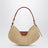 Sac Swing moyen en raphia naturel et cuir de veau