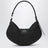 Medium Loewe Swing bag in raffia and black leather