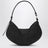 Medium Loewe Swing bag in raffia and black leather