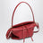 Borsa Whisker piccola rosso carminio in pelle