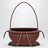 Sac Whisker petit format en cuir de veau cognac
