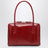 Red crackled patent leather L’ Altra di Milano shoulder bag