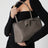 Sac à bandoulière L’Altra di Milano gris en cuir nubuck