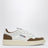 Sneakers Medalist Low in pelle bianca e suede tabacco